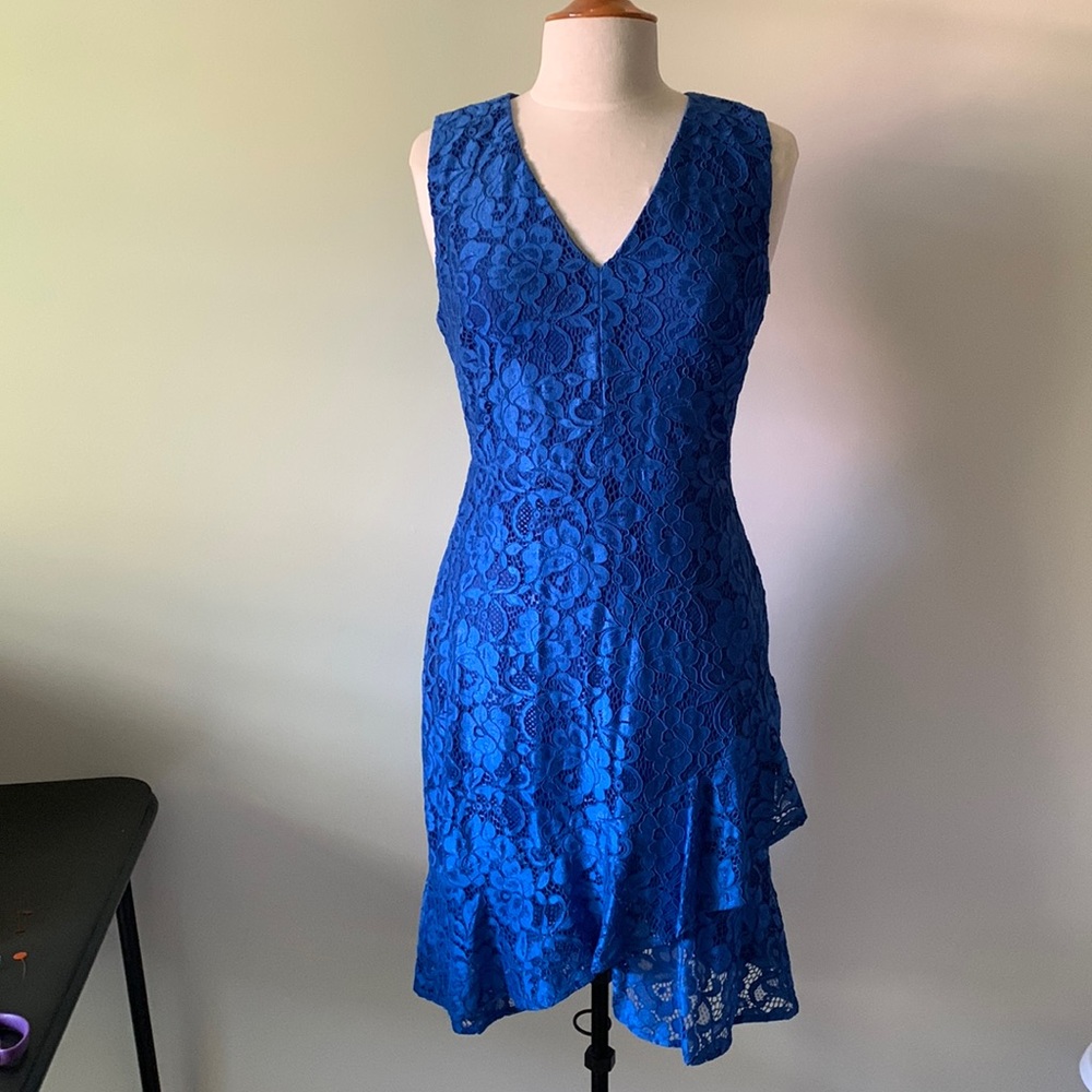 Sam Edelman blue lace dress size 6